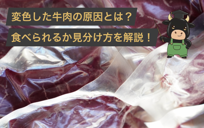 変色した牛肉の原因とは？腐っているのかを茶色や灰色など色別に見分け方を肉屋のプロが解説！
