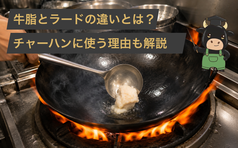 牛脂とラードの違いとは？チャーハンやラーメンを作るならどっちがおすすめかまで解説！